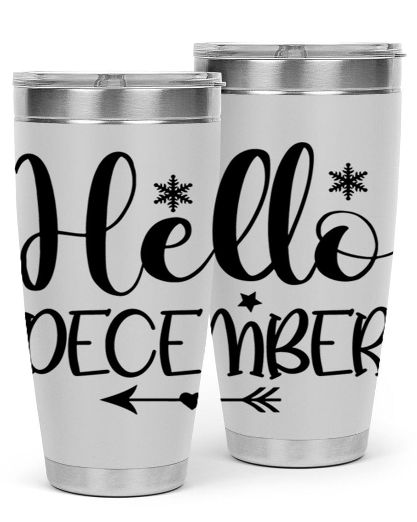 Hello December161#- winter- Tumbler