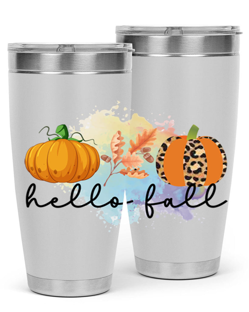 Hello Fall 277#- fall- Tumbler