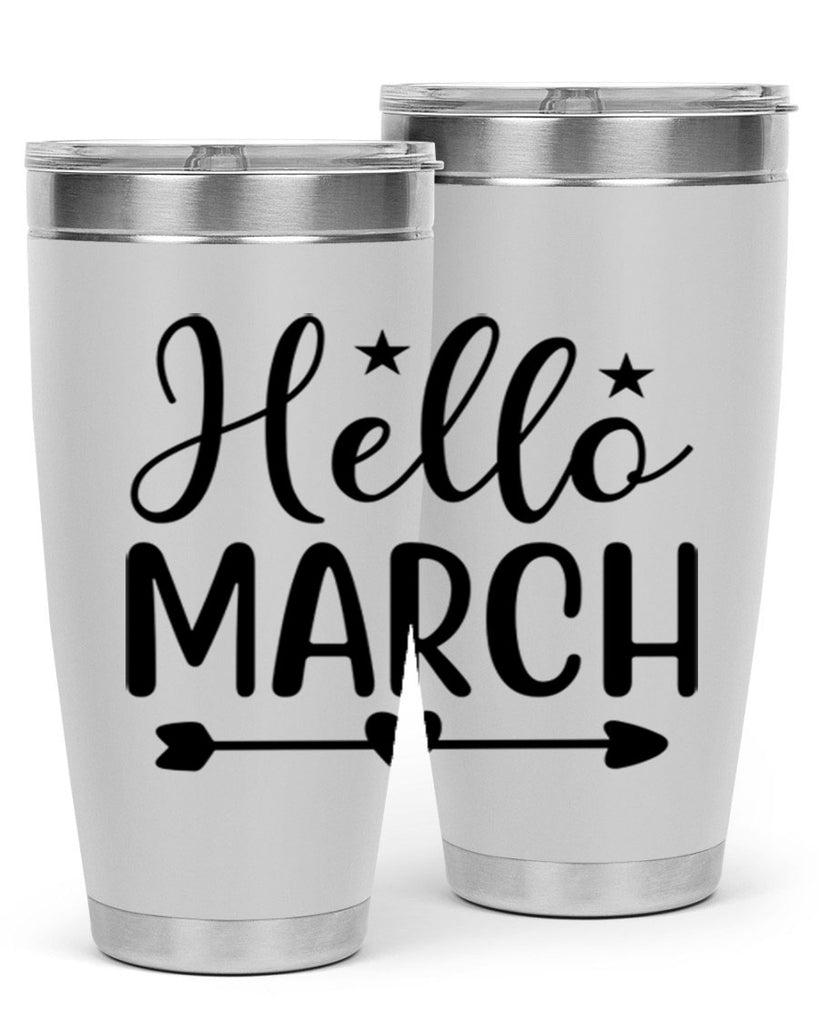Hello March 184#- spring- Tumbler