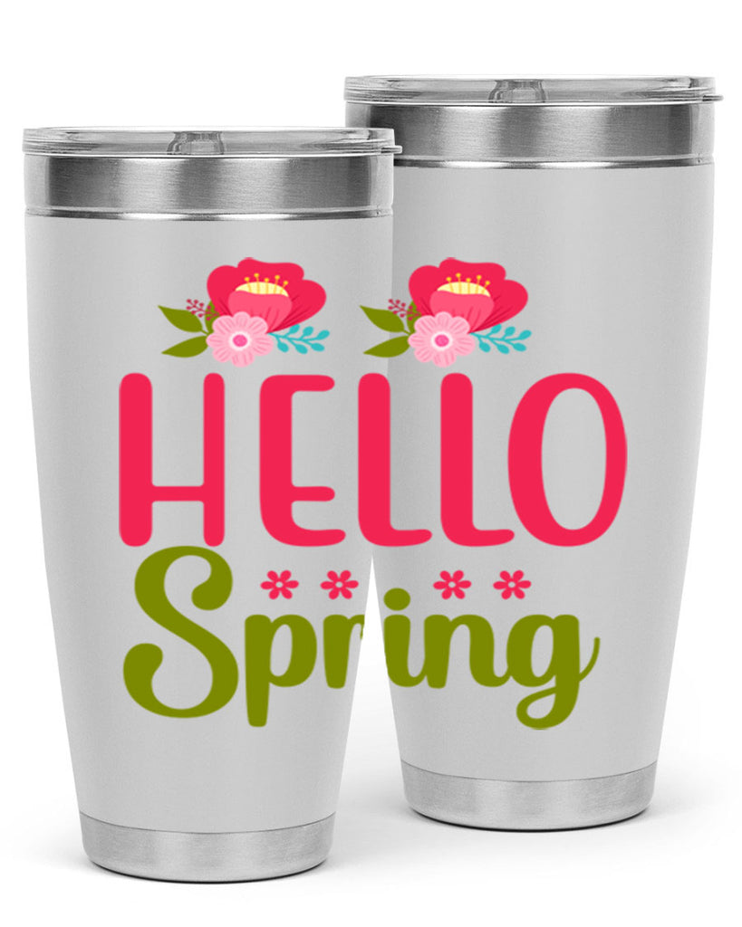 Hello Spring 186#- spring- Tumbler