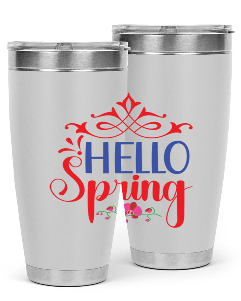 Hello Spring 211#- spring- Tumbler