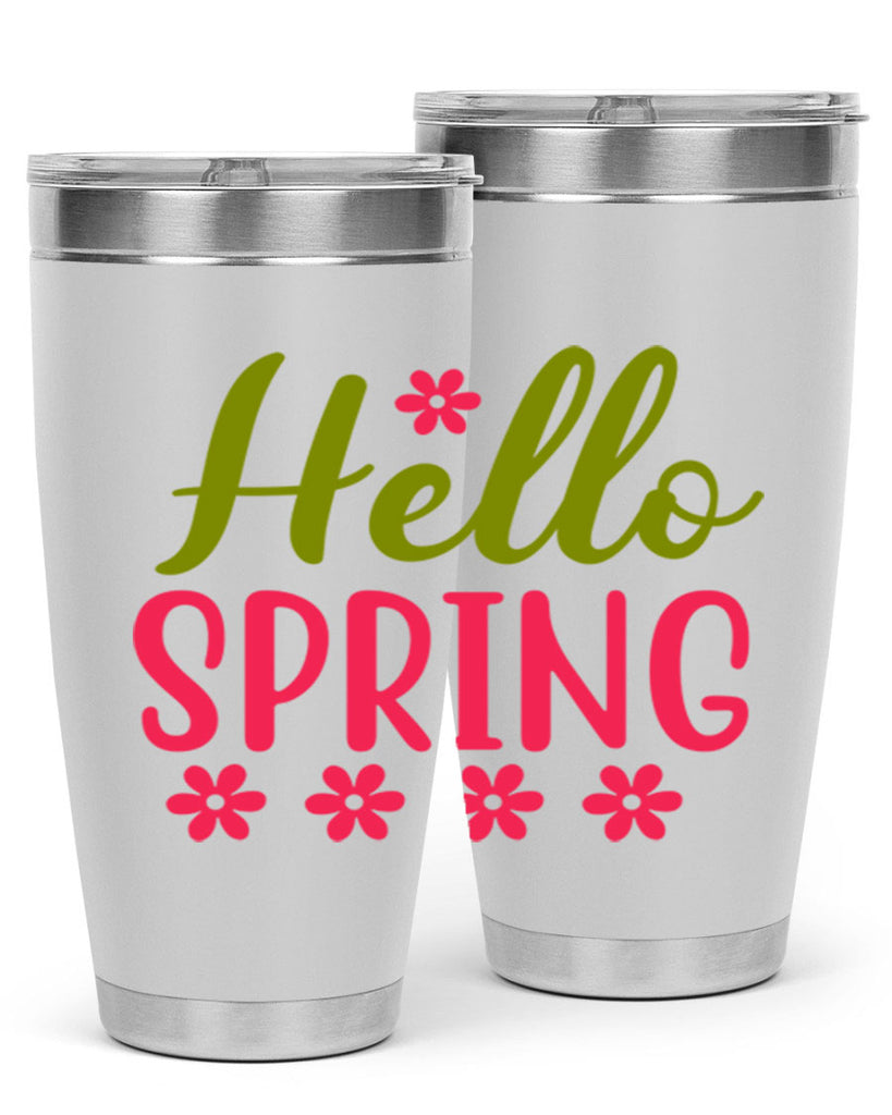Hello Spring 213#- spring- Tumbler
