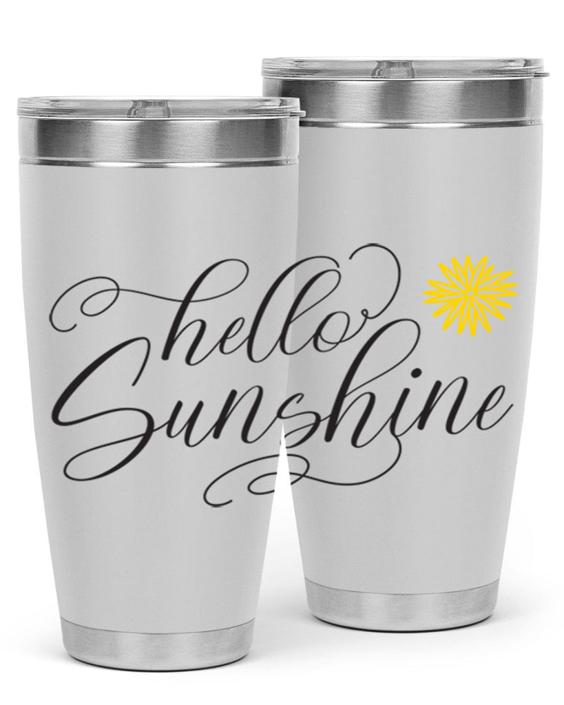 Hello Spring Lettering201#- spring- Tumbler
