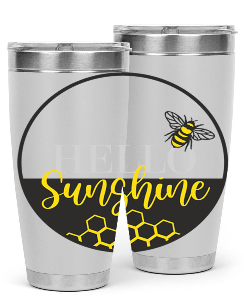 Hello Sunshine and bee216#- spring- Tumbler