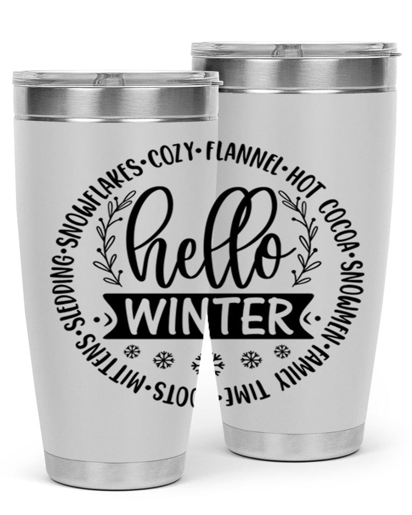 Hello Winter 163#- winter- Tumbler