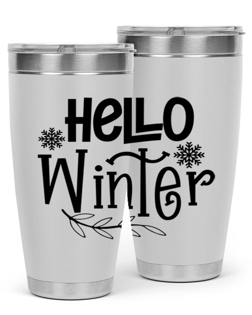 Hello Winter 168#- winter- Tumbler