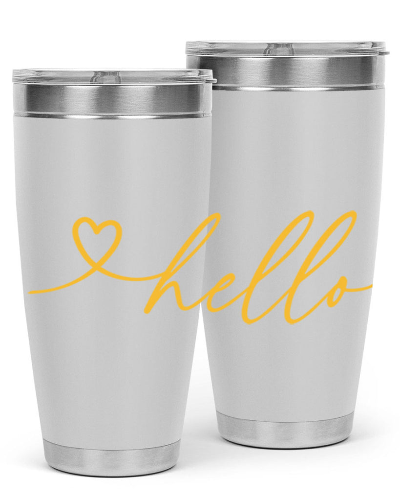 Hello heart183#- spring- Tumbler