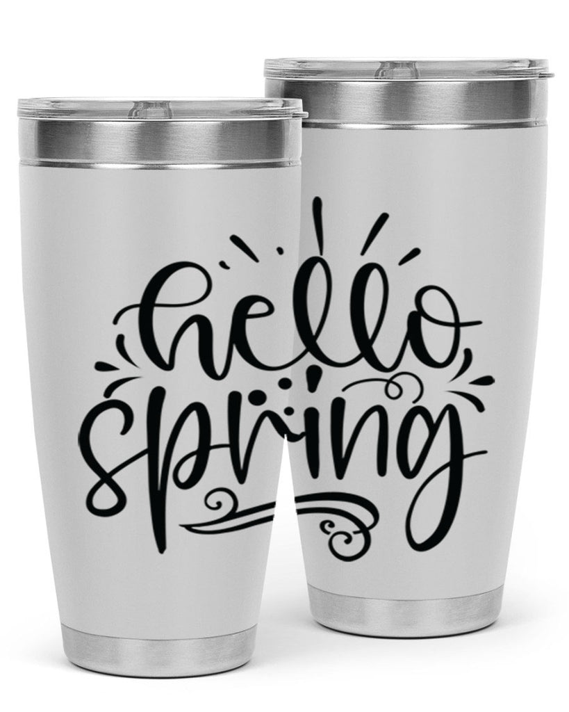 Hello spring 3#- spring- Tumbler