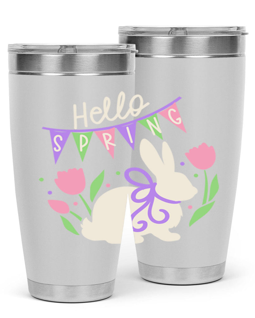 Hello spring bunny193#- spring- Tumbler