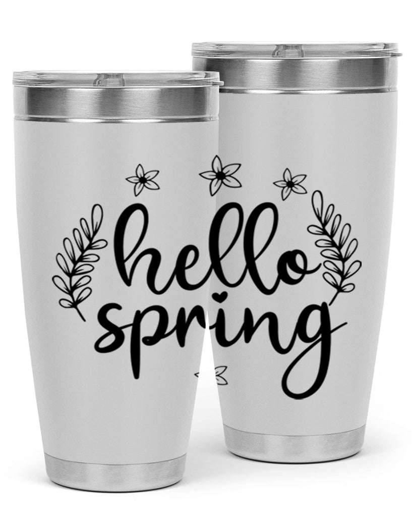 Hello spring design  221#- spring- Tumbler