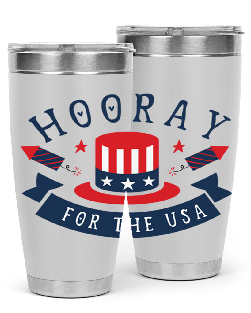 Hooray for the usa Style 42#- Fourt Of July- Tumbler