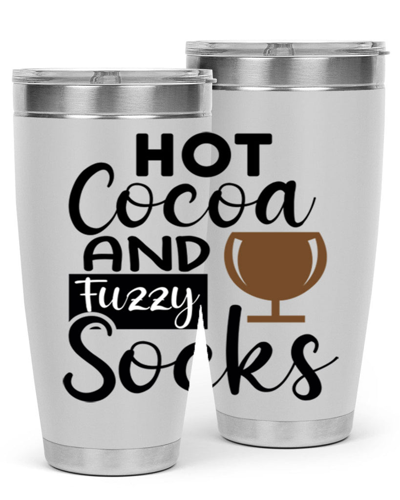 Hot Cocoa And Fuzzy Socks 218#- winter- Tumbler