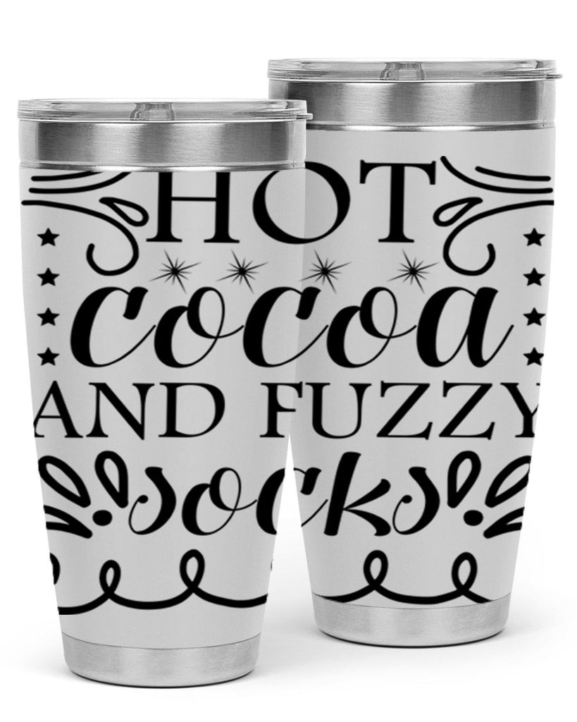 Hot Cocoa and Fuzzy Socks 217#- winter- Tumbler