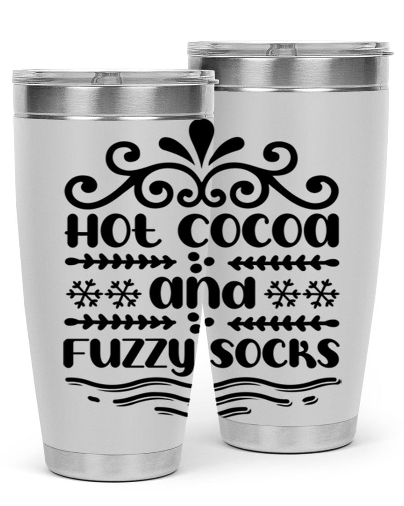 Hot Cocoa and Fuzzy Socks 219#- winter- Tumbler