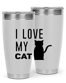 I Love My Cat Style 57#- cat- Tumbler