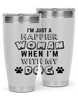 Im Just A Style 39#- dog- Tumbler