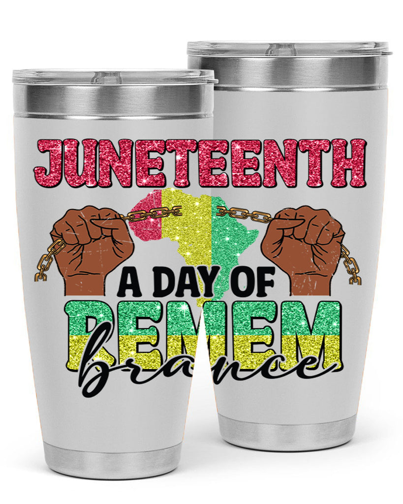 Juneteenth A Day Of Remembrance Png 9#- Juneteenth- tumbler