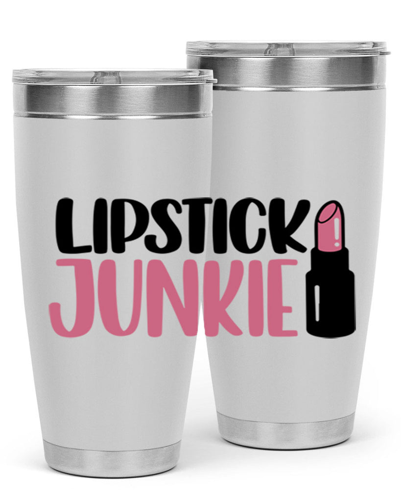 Lipstick Junkie Style 56#- make up- Tumbler