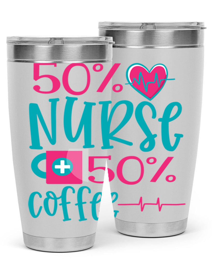 Percent Nurse Percent Coffee Style 395#- nurse- tumbler