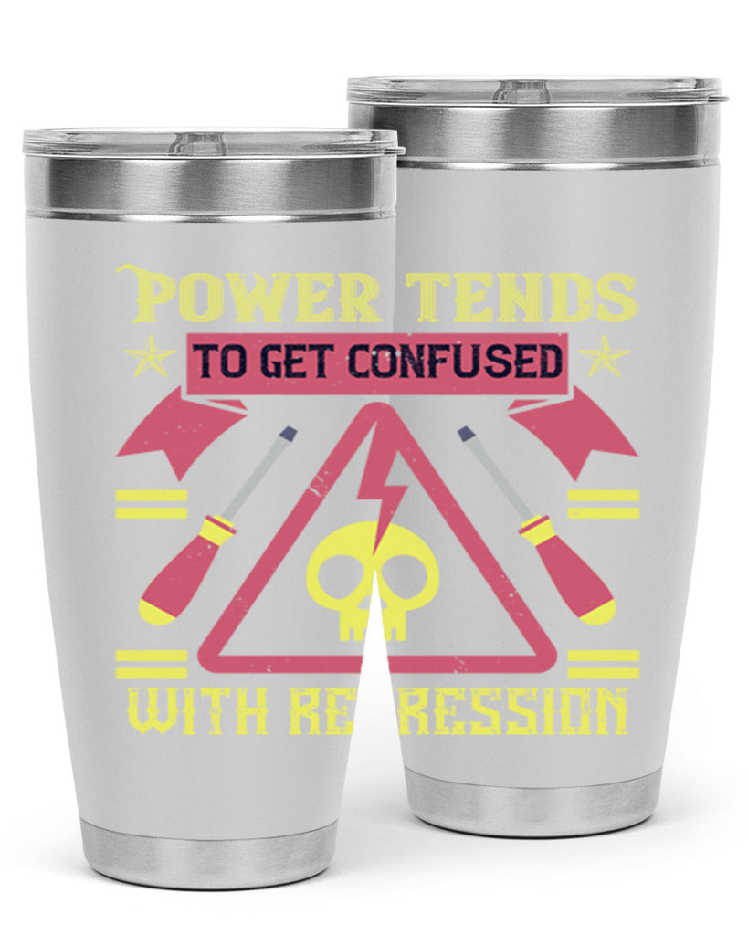 Power tends to get confused with repression Style 17#- electrician- tumbler