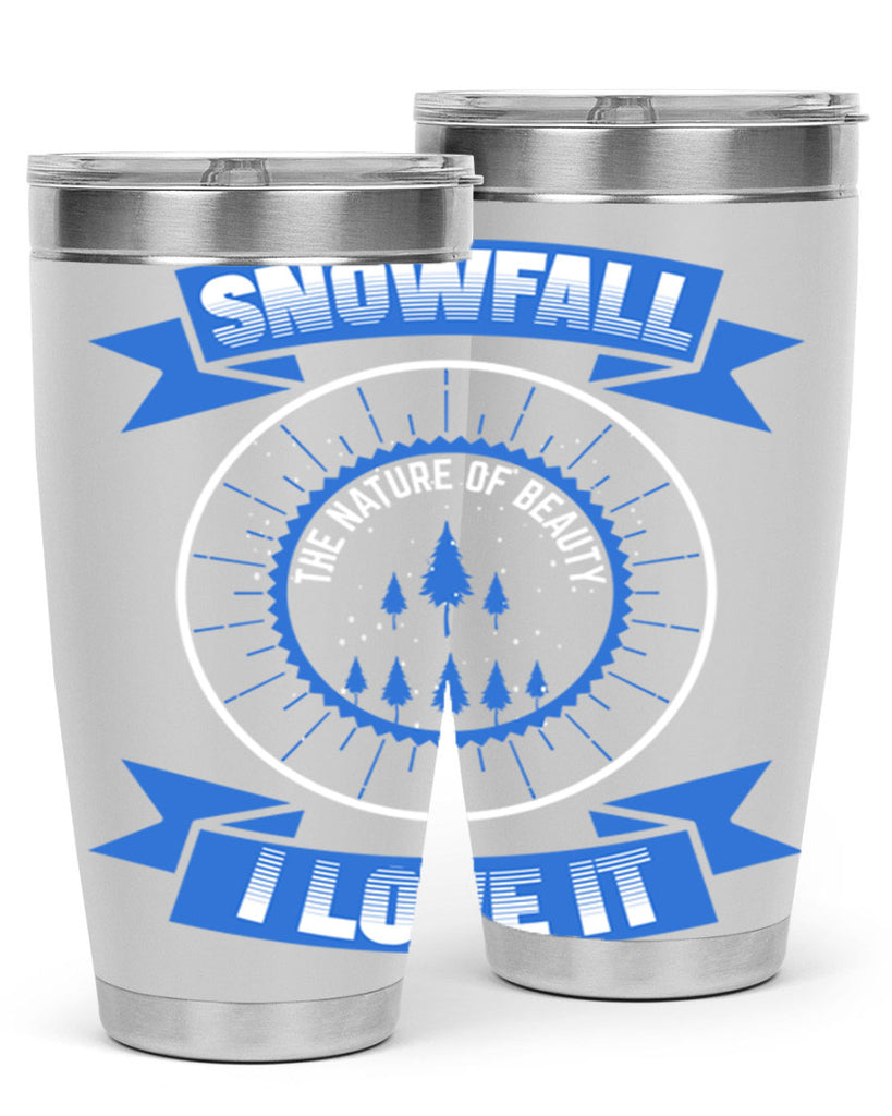 Snowfall Winter 373#- winter- Tumbler
