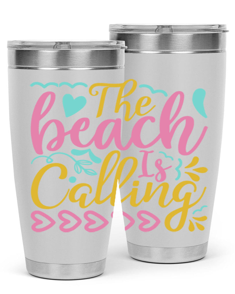 The beach is calling Style 1#- summer- Tumbler