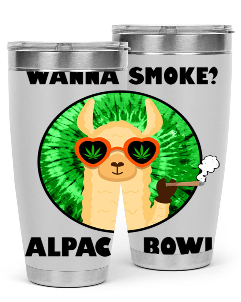 Wanna Smoke Alpaca Bowl 276#- marijuana- Tumbler