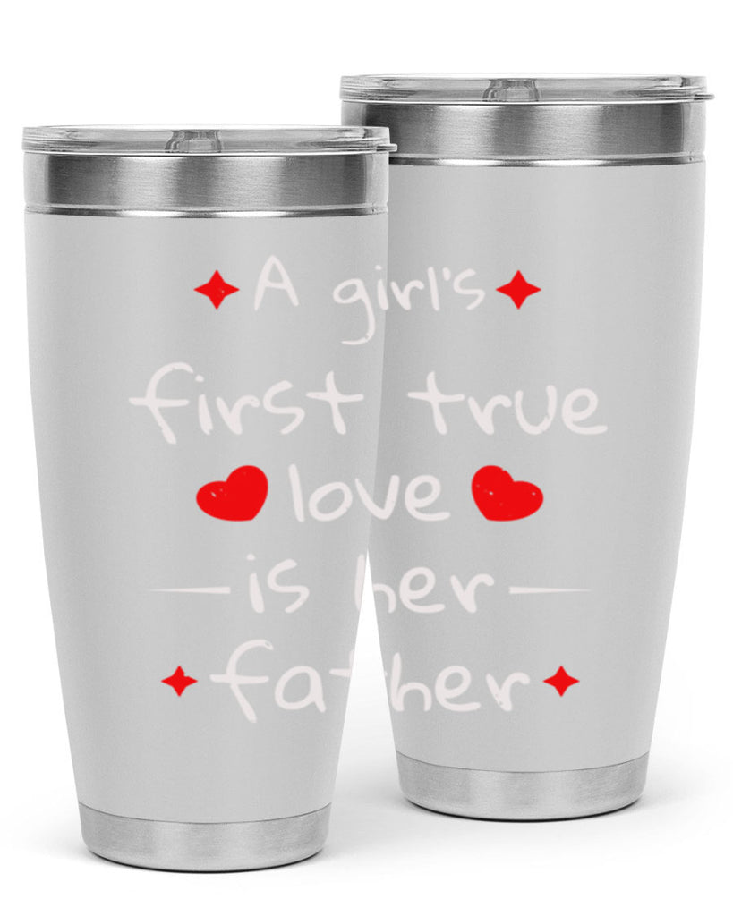 a girl’s first true 116#- fathers day- Tumbler