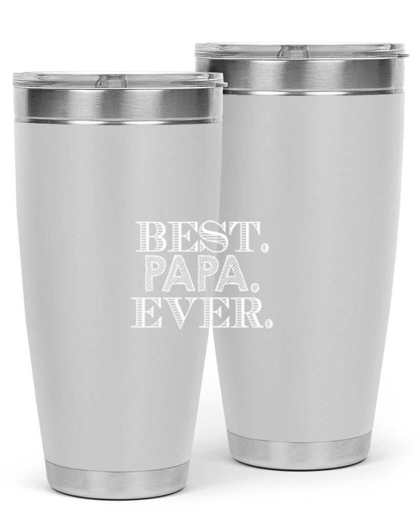 best papa ever 93#- grandpa - papa- Tumbler