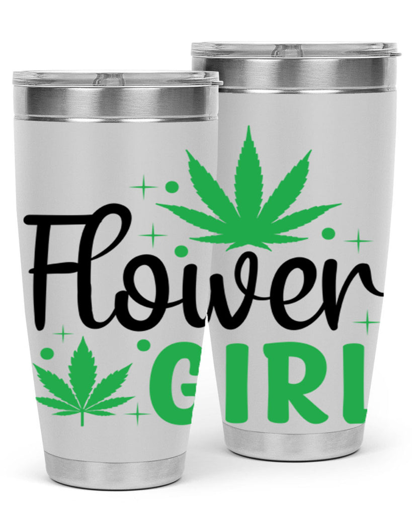 flower girl 83#- marijuana- Tumbler