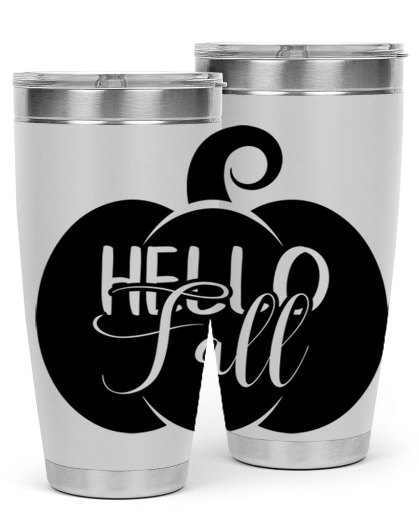hello fall 275#- fall- Tumbler