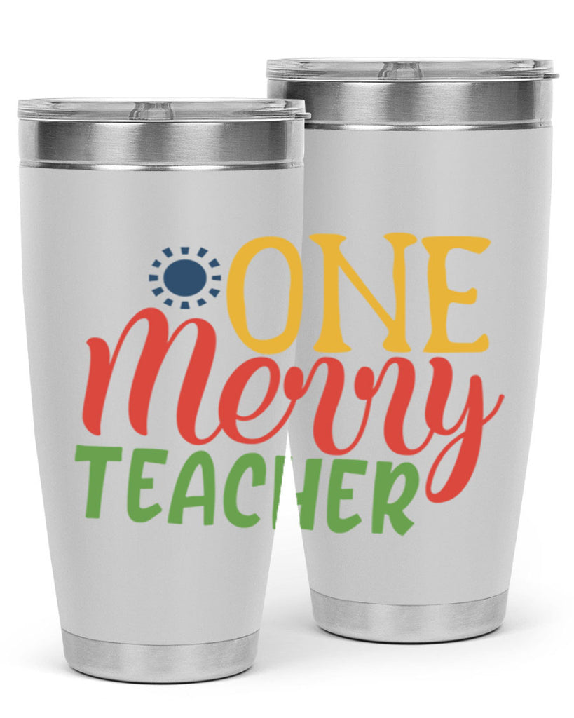 one merry teacher Style 162#- teacher- tumbler
