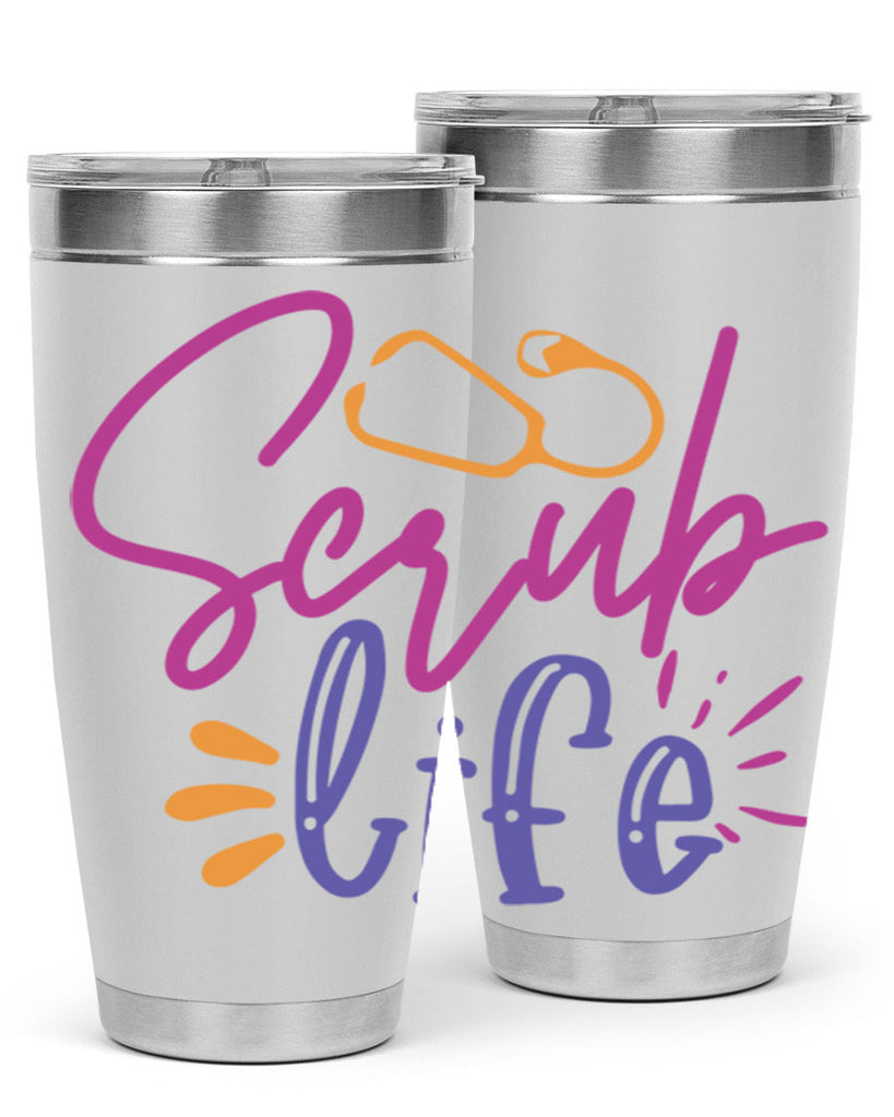 scrub life Style 351#- nurse- tumbler