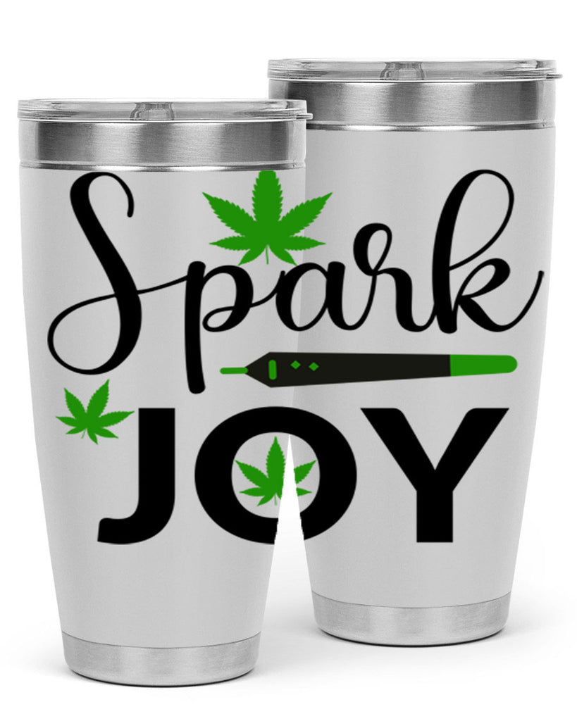 spark joy 250#- marijuana- Tumbler