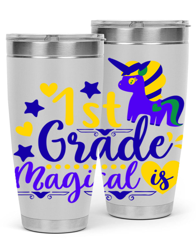 st grade magical 63#- mardi gras- Tumbler