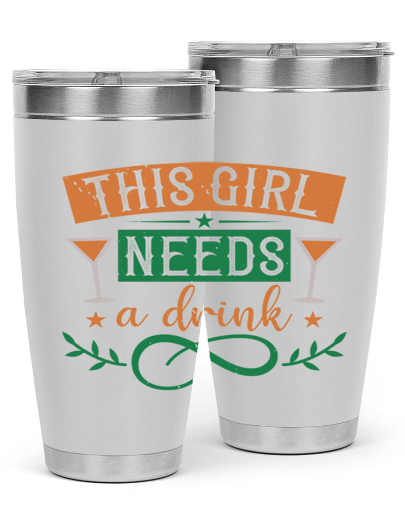 this girl needs a drink 36#- mardi gras- Tumbler
