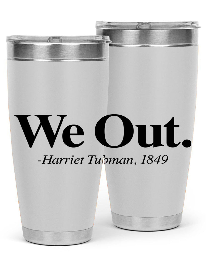 we out harriet tubman 12#- black words phrases- Cotton Tank