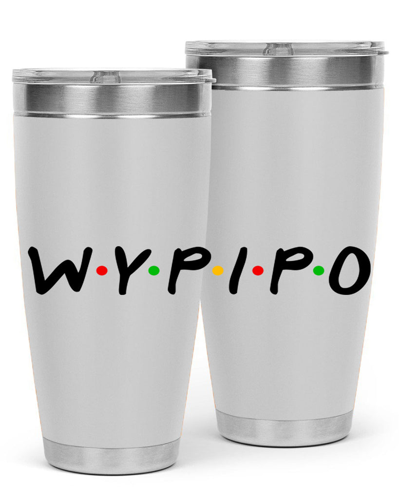 wypipo 7#- black words phrases- Cotton Tank