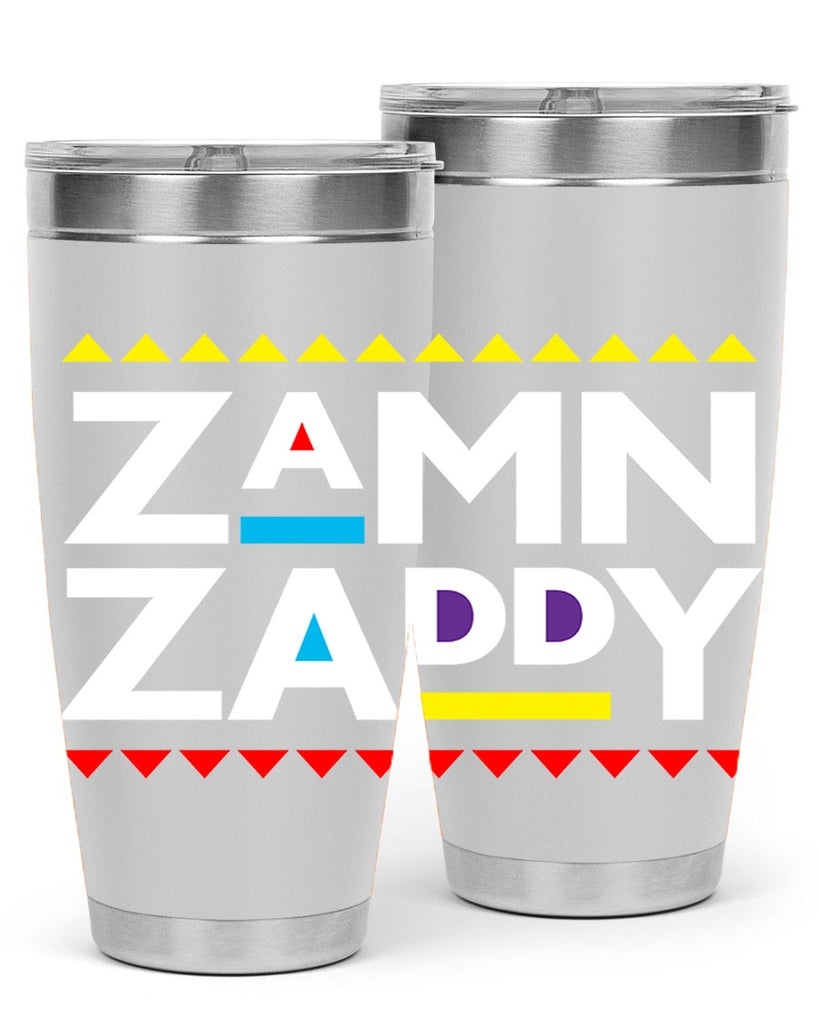 zamn zaddy 1#- black words phrases- Cotton Tank