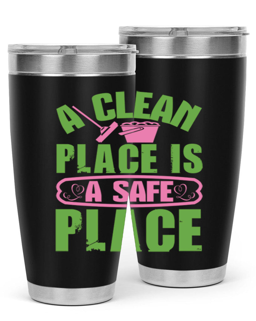 A clean place is a safe place Style 50#- cleaner- Cotton Tank