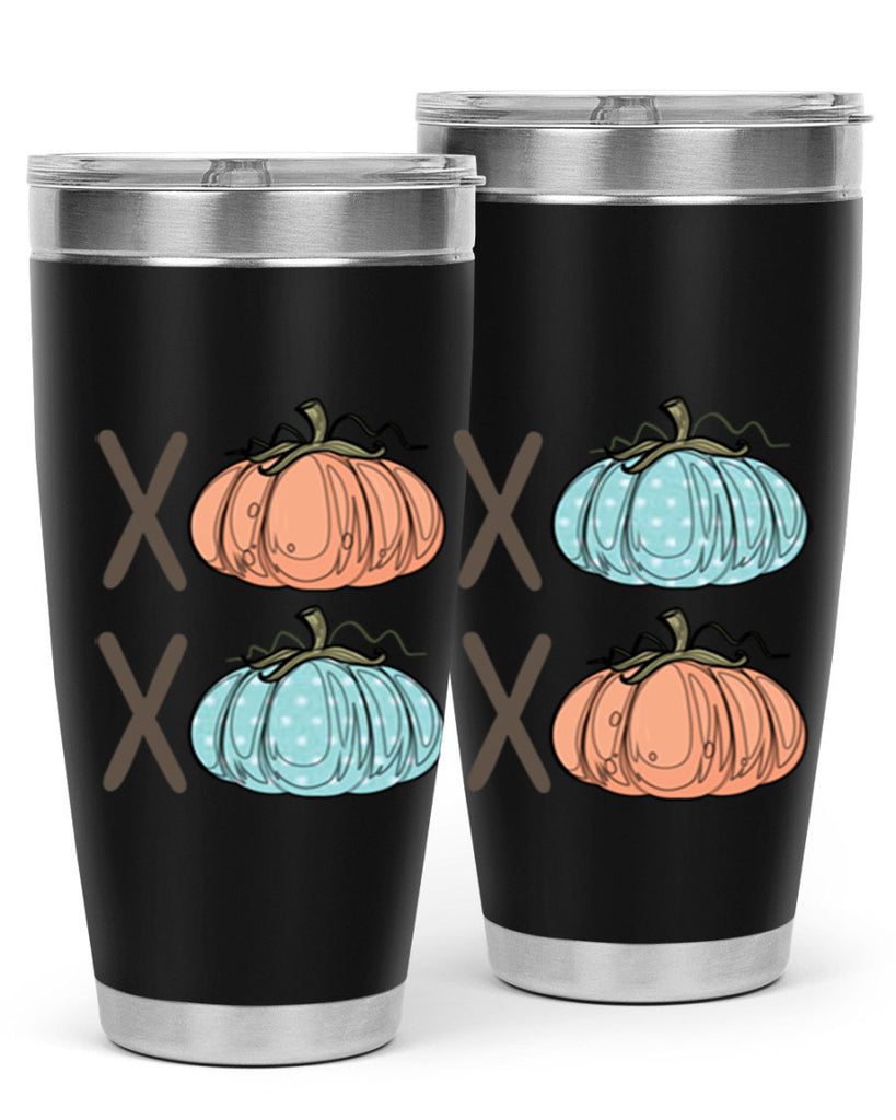 Fall Pumpkin XOXO 129#- fall- Tumbler