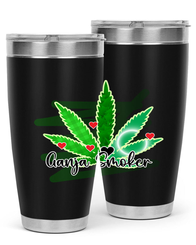 Ganja Smoker 88#- marijuana- Tumbler