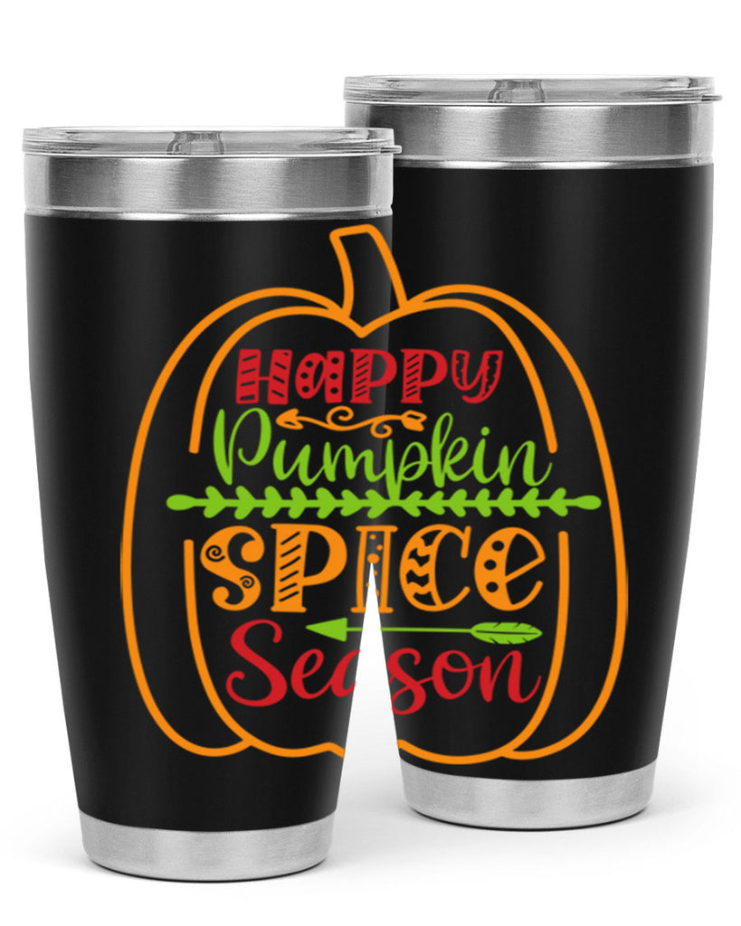 Happy Pumpkin Spice Season 243#- fall- Tumbler