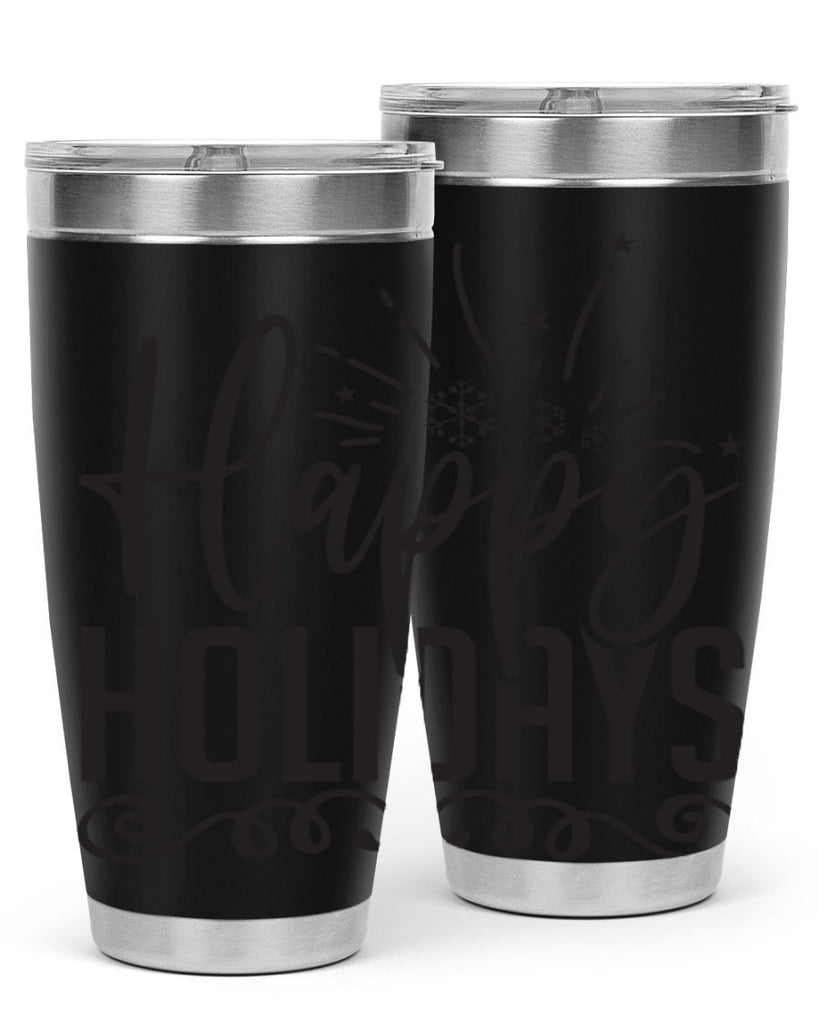 Happy holidays 137#- winter- Tumbler