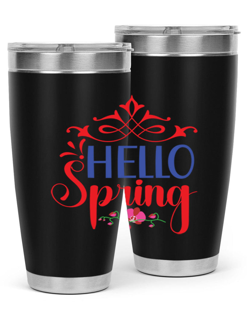 Hello Spring 211#- spring- Tumbler