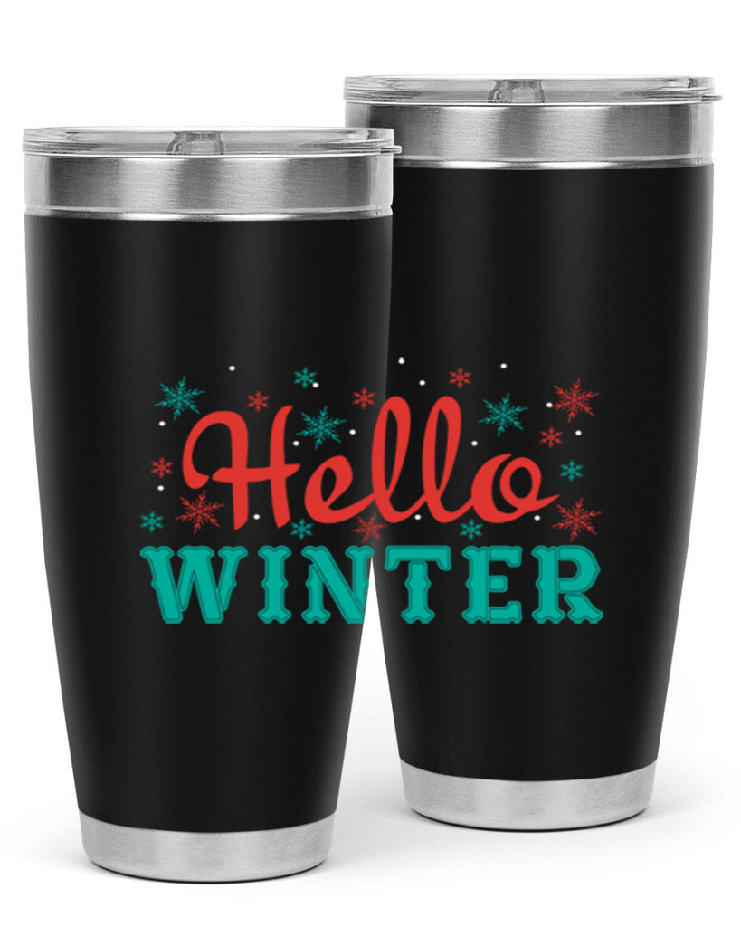 Hello Winter 182#- winter- Tumbler