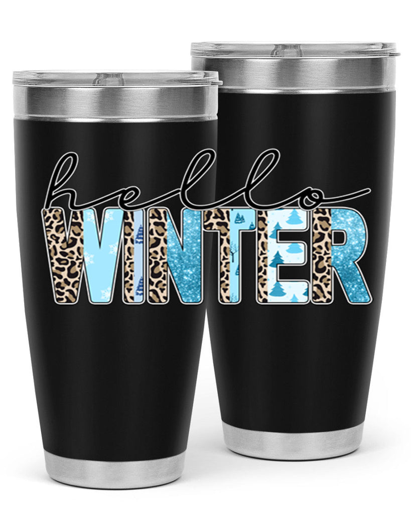 Hello Winter 189#- winter- Tumbler
