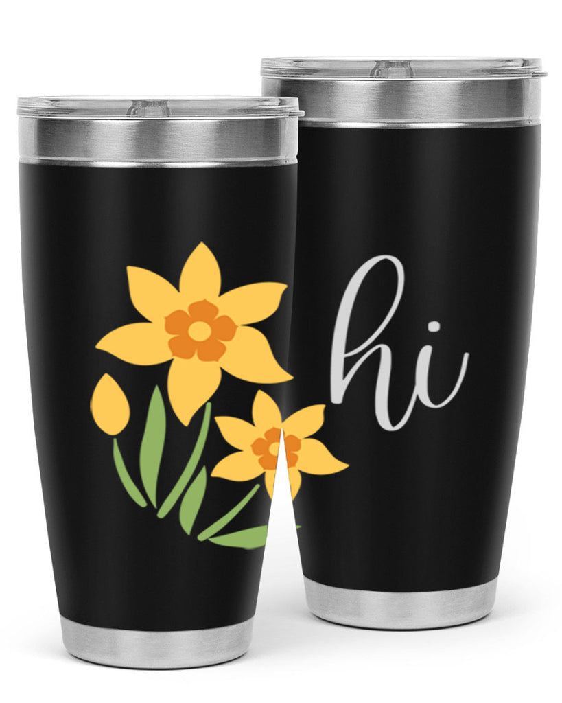 Hi daffodil flower236#- spring- Tumbler