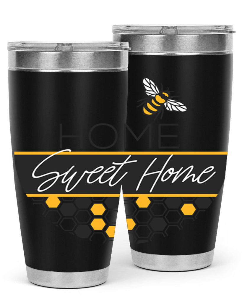 Home Sweet Home Bee and hive pattern243#- spring- Tumbler