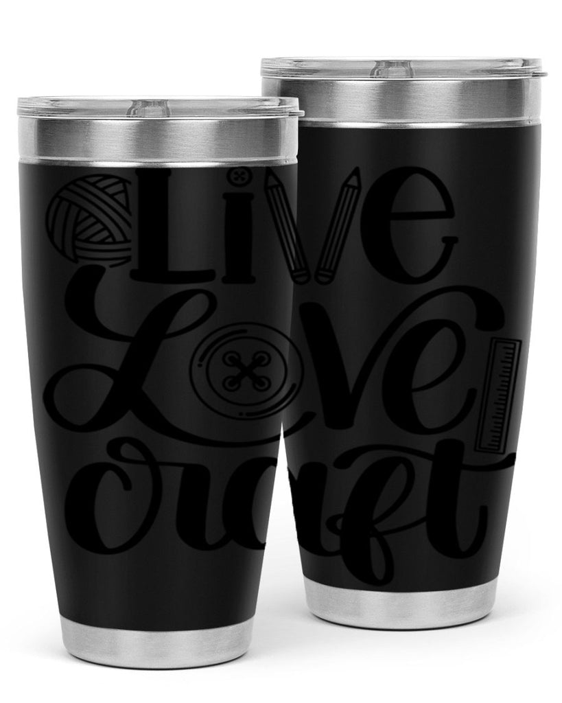 Live Love Craft 14#- crafting- Tumbler